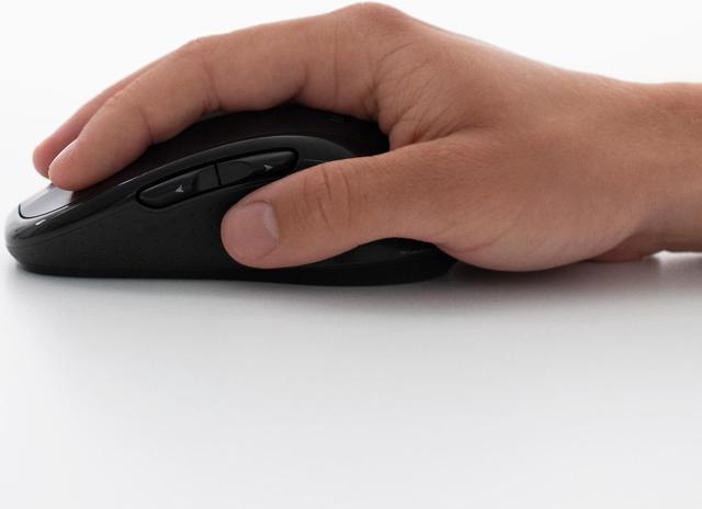 Alt view image 4 of 8 - Logitech MK550 Wireless Wave Keyboard and Mouse Combo - Includes Keyboard and Mouse, Long Battery Life, Ergonomic Wave Design, Black