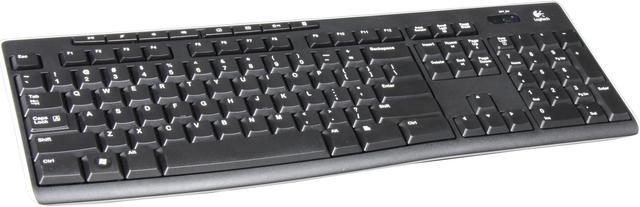 Slør ægtemand Himlen Logitech K270 Wireless Keyboard for Windows, 2.4 GHz Wireless, Full-Size,  Number Pad, 8 Multimedia Keys, 2-Year Battery Life, Compatible with PC,  Laptop Keyboards - Newegg.com