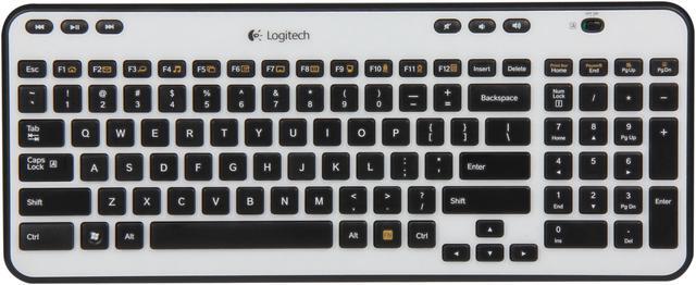 Alt view image 2 of 4 - Logitech K360 920-003365 Ivory USB RF Wireless Mini Keyboard