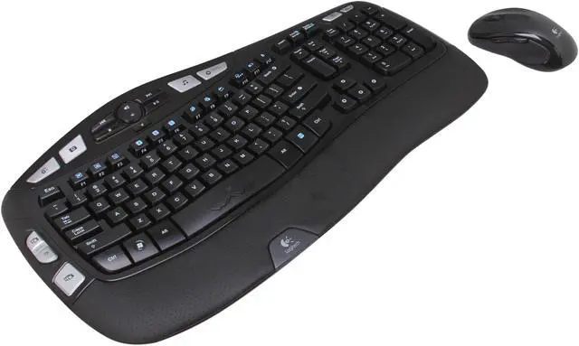 Main image of Logitech Recertified 920-002555 MK550 Black USB RF Wireless Ergonomic Wave Combo (K350 + M510)