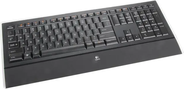 Main image of Logitech Recertified 920-000914 Black 106 Normal Keys USB Wired Slim Keyboard