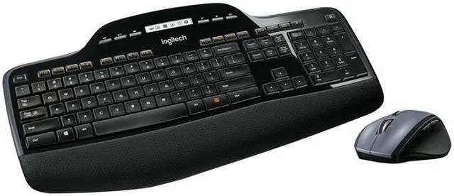 Alt view image 2 of 6 - Logitech MK710 Black 7 Function Keys Wireless Ergonomic Keyboard & Mouse Combo, French