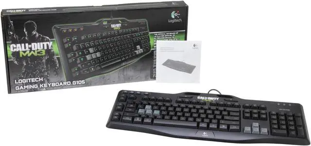 Alt view image 4 of 4 - Logitech G105 Call of Duty: MW3 Edition Keyboard