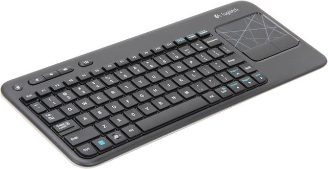 Logitech Wireless Touch Keyboard K400 with Built-In Multi-Touch Touchpad,  Black 
