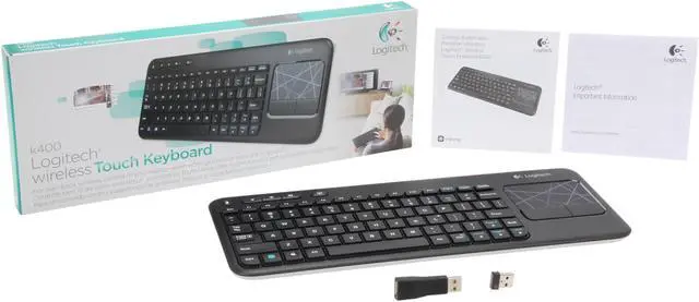 Alt view image 6 of 6 - Logitech K400 2.4GHz Wireless Touch Keyboard