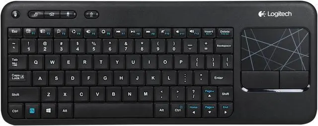 Alt view image 2 of 5 - Logitech Recertified 920-003070 K400 Wireless Touch Keyboard with Built-In Touchpad for Internet Connected TV's