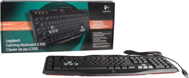 Alt view image 4 of 4 - Logitech G105 Illuminated USB Gaming Keyboard
