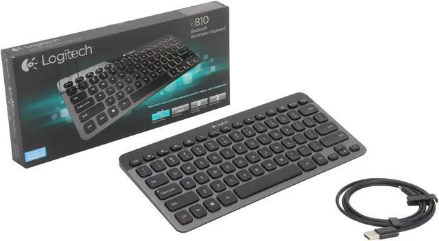 Alt view image 4 of 4 - Logitech Recertified 920-004292 Bluetooth Illuminated Keyboard K810 Bluetooth Wireless Mini Keyboard