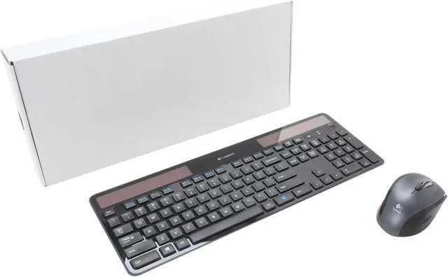Alt view image 4 of 4 - Logitech Recertified 920-004861 MK750 Wireless Solar Keyboard and Marathon Mouse Combo