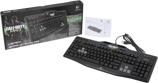Alt view image 4 of 4 - Logitech Recertified 920-003652 G105 Call of Duty: MW3 Edition Keyboard
