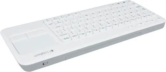 Alt view image 3 of 5 - Logitech Recertified 920-005878 Wireless Touch K400 White USB RF Wireless Slim Keyboard