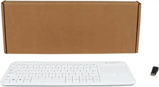 Alt view image 5 of 5 - Logitech Recertified 920-005878 Wireless Touch K400 White USB RF Wireless Slim Keyboard