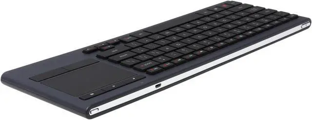 Alt view image 3 of 4 - Logitech Recertified 920-006081 K830 Black USB 2.4 GHz Wireless Technology Standard Keyboard with Touchpad