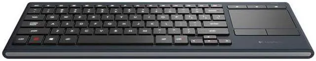 Alt view image 3 of 4 - Logitech K830 920-006081 USB / 2.4GHz Wireless Illuminated Living-Room Keyboard with Touchpad, Black