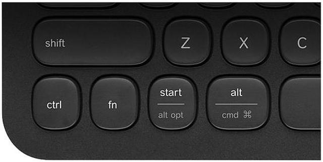 Alt view image 6 of 7 - Logitech Bluetooth Multi-Device Keyboard K480