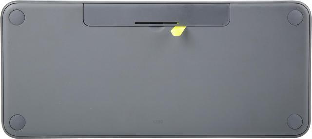 Alt view image 6 of 7 - Logitech K380 Multi-Device Bluetooth Keyboard – Windows, Mac, Chrome OS, Android, iPad, iPhone, Apple TV Compatible – with Flow Cross-Computer Control and Easy-Switch up to 3 Devices – Dark Grey