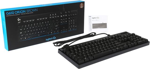 Alt view image 5 of 6 - Logitech G610 Orion Brown, Mechanical Gaming Keyboard with White LED