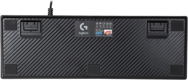 Alt view image 5 of 7 - Logitech Certified Refurbished (920-007739) G810 Orion Spectrum RGB-LED Romer-G Mechanical Key Gaming Keyboard