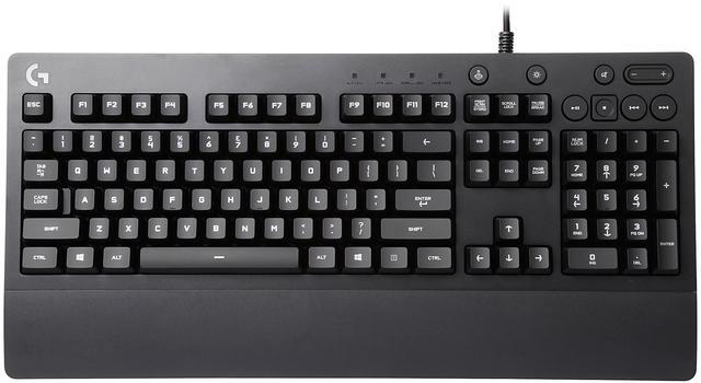 Alt view image 3 of 11 - Logitech G213 Wired Gaming Keyboard w/ Dedicated Media Controls - Tactile Mech-Dome keyswitches, 16.8 Million Lighting Colors, Backlit Keys, Spill-Resistant, and Durable Design - Black