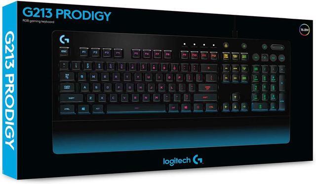 Alt view image 12 of 11 - Logitech G213 Wired Gaming Keyboard w/ Dedicated Media Controls - Tactile Mech-Dome keyswitches, 16.8 Million Lighting Colors, Backlit Keys, Spill-Resistant, and Durable Design - Black
