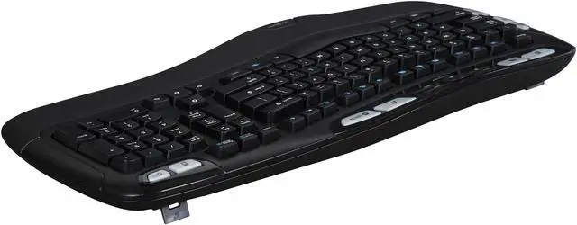 Alt view image 5 of 9 - Logitech Recertified 920-008001 MK570 Comfort Wave Wireless Keyboard and Optical Mouse