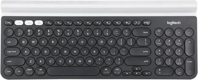 Alt view image 3 of 5 - Logitech K780 Multi-Device Wireless Keyboard (Speckles Version) - Type on Your Computer, Smartphone, and Tablet - with One Fully-Equipped, Beautifully Finished Keyboard
