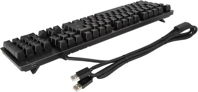 Alt view image 4 of 4 - Logitech G413 Backlit Mechanical Gaming Keyboard with USB Passthrough – Carbon