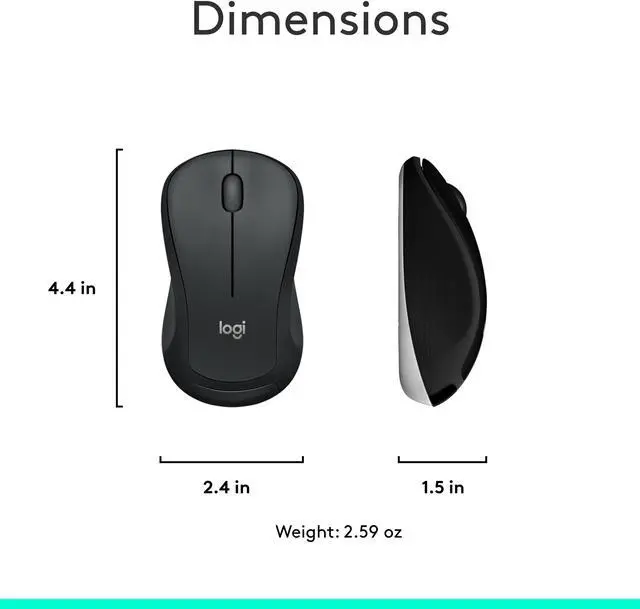 Alt view image 10 of 10 - Logitech MK540 Wireless Keyboard Mouse Combo - USB Wireless RF Keyboard - Black - USB Wireless RF Mouse - Optical - 1000 dpi - 3 Button - Scroll Wheel - QWERTY - Black