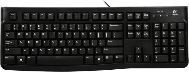 Alt view image 2 of 5 - Logitech K120 920-002478 Black Wired Keyboard