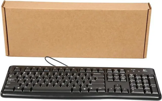 Alt view image 5 of 5 - Logitech K120 920-002478 Black Wired Keyboard