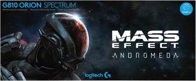 Alt view image 5 of 6 - Logitech G810 Orion Spectrum RGB Mechanical Gaming Keyboard - Mass Effect Andromeda