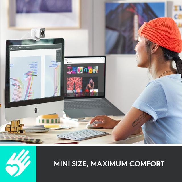 Alt view image 4 of 12 - Logitech MX Keys Mini for Mac Minimalist Wireless Keyboard, Compact, Bluetooth, Backlit Keys, USB-C, Tactile Typing, Compatible with MacBook Pro, Macbook Air, iMac, iPad