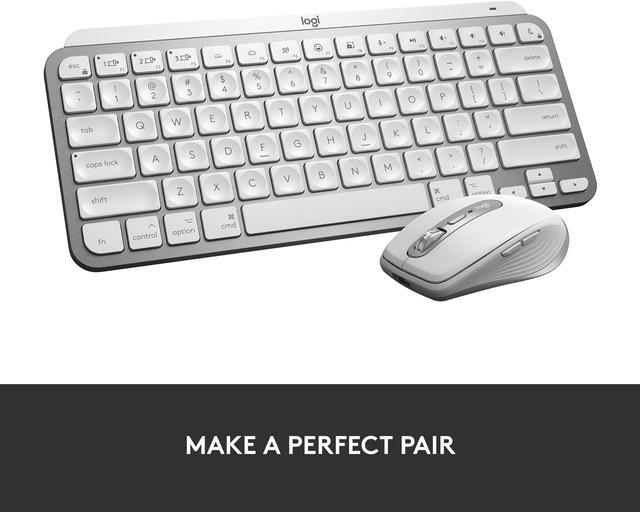 Alt view image 12 of 12 - Logitech MX Keys Mini for Mac Minimalist Wireless Keyboard, Compact, Bluetooth, Backlit Keys, USB-C, Tactile Typing, Compatible with MacBook Pro, Macbook Air, iMac, iPad
