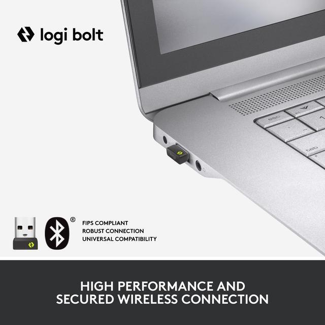 Alt view image 2 of 8 - Logitech Ergo K860 Split Wireless Keyboard for Business - Ergonomic Design, Secured Logi Bolt Technology, Bluetooth, Globally Certified, Windows/Mac/Chrome/Linux - Graphite