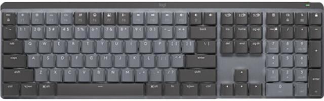 Alt view image 11 of 15 - Logitech MX Mechanical Wireless Illuminated Performance Keyboard, Tactile Quiet Switches, Backlit Keys, Bluetooth, USB-C, macOS, Windows, Linux, iOS, Android, Graphite