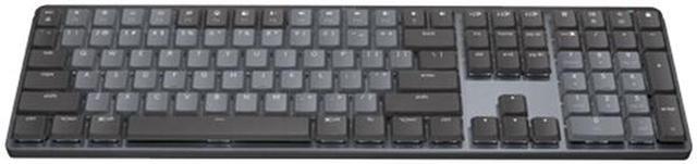 Alt view image 12 of 15 - Logitech MX Mechanical Wireless Illuminated Performance Keyboard, Tactile Quiet Switches, Backlit Keys, Bluetooth, USB-C, macOS, Windows, Linux, iOS, Android, Graphite