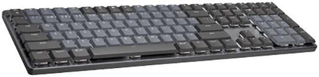 Alt view image 14 of 15 - Logitech MX Mechanical Wireless Illuminated Performance Keyboard, Tactile Quiet Switches, Backlit Keys, Bluetooth, USB-C, macOS, Windows, Linux, iOS, Android, Graphite