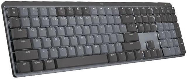 Alt view image 13 of 15 - Logitech MX Mechanical Wireless Illuminated Performance Keyboard, Tactile Quiet Switches, Backlit Keys, Bluetooth, USB-C, macOS, Windows, Linux, iOS, Android, Graphite