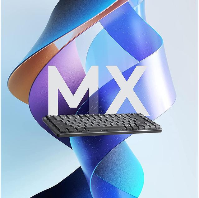 Alt view image 8 of 13 - Logitech MX Mechanical Mini Wireless Illuminated Keyboard, Clicky Switches, Backlit, Bluetooth, USB-C, macOS, Windows, Linux, iOS, Android, Graphite