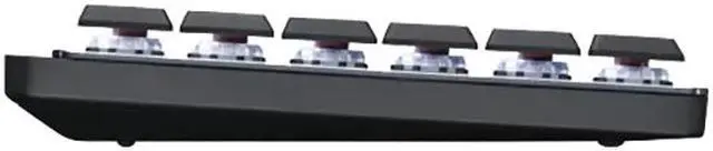 Alt view image 16 of 18 - Logitech MX Mechanical Mini Wireless Illuminated Keyboard, Linear Switches, Backlit, Bluetooth, USB-C, macOS, Windows, Linux, iOS, Android, Graphite