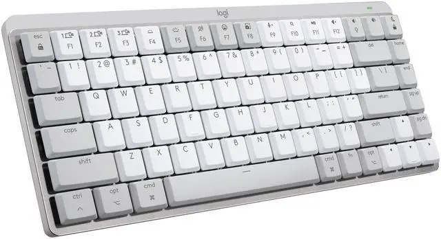 Main image of Logitech MX Mechanical Mini for Mac Wireless Illuminated Keyboard, Low-Profile Performance Switches, Tactile Quiet Keys, Backlit, Bluetooth, USB-C, Apple, iPad