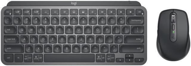 Logitech MX Keys Mini Combo for Business - keyboard and mouse set - QWERTY  - US - graphite - 920-011048 - Keyboard & Mouse Bundles 