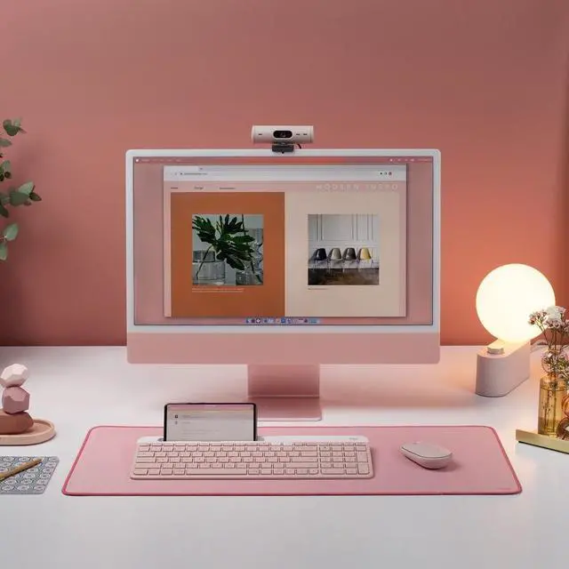 Alt view image 5 of 8 - Logitech K585 Slim Multi-Device Wireless Keyboard - Rose