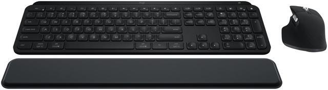 Main image of Logitech MX Keys S Combo: MX Master 3S, MX Keys S & MX Palm Rest, Customizable Illumination, Fast Scrolling, Bluetooth, USB C, for Windows, Linux, Chrome, Mac (Black)