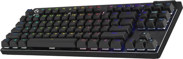 Logitech G PRO X TKL Lightspeed Wireless Gaming Keyboard, Ultra-Portable  Tenkeyless Design, LIGHTSYNC RGB, PBT keycaps, Tactile Switches (GX Brown)  -