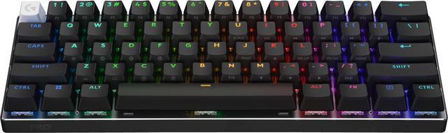 Alt view image 5 of 6 - Logitech G PRO X 60 LIGHTSPEED Wireless Gaming Keyboard, Ultra Compact TKL 60% Mechanical Keyboard for Windows PC, LIGHTSYNC RGB, Dual-Shot PBT Keycaps, GX Optical Tactile Switches, Black