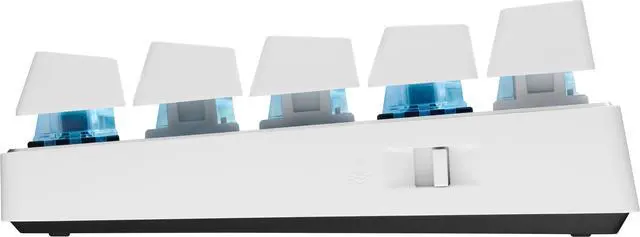 Alt view image 3 of 6 - Logitech G PRO X 60 LIGHTSPEED Wireless Gaming Keyboard, Ultra Compact TKL 60% Mechanical Keyboard for Windows PC, LIGHTSYNC RGB, Dual-Shot PBT Keycaps, GX Optical Tactile Switches, White