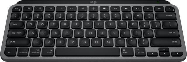 Alt view image 2 of 4 - Logitech MX Keys Mini for Mac Minimalist Wireless Keyboard for MacBook Pro,MacBook Air,iMac,iPad, Compact, Bluetooth, Backlit Keys, USB-C, Fast, Fluid Typing - Space Grey