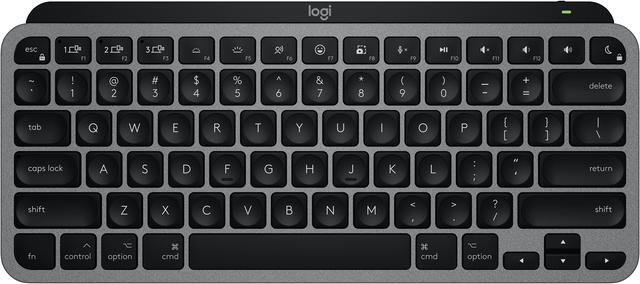 Main image of Logitech MX Keys Mini for Mac Minimalist Wireless Keyboard for MacBook Pro,MacBook Air,iMac,iPad, Compact, Bluetooth, Backlit Keys, USB-C, Fast, Fluid Typing - Space Grey