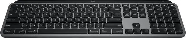 Alt view image 8 of 8 - Logitech MX Keys S for Mac, Wireless Keyboard, Fluid, Precise Laptop-Like Typing, Programmable Keys, Backlit, Bluetooth USB C Rechargeable for MacBook Pro, MacBook Air, iMac, iPad - Space Grey